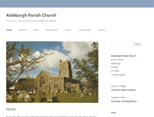 Tablet Screenshot of aldeburghparishchurch.org.uk